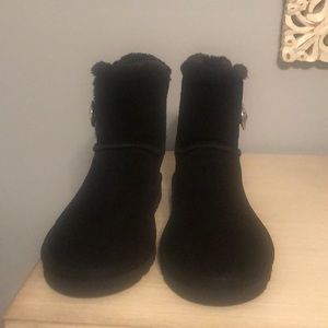 Black UGG mini boots